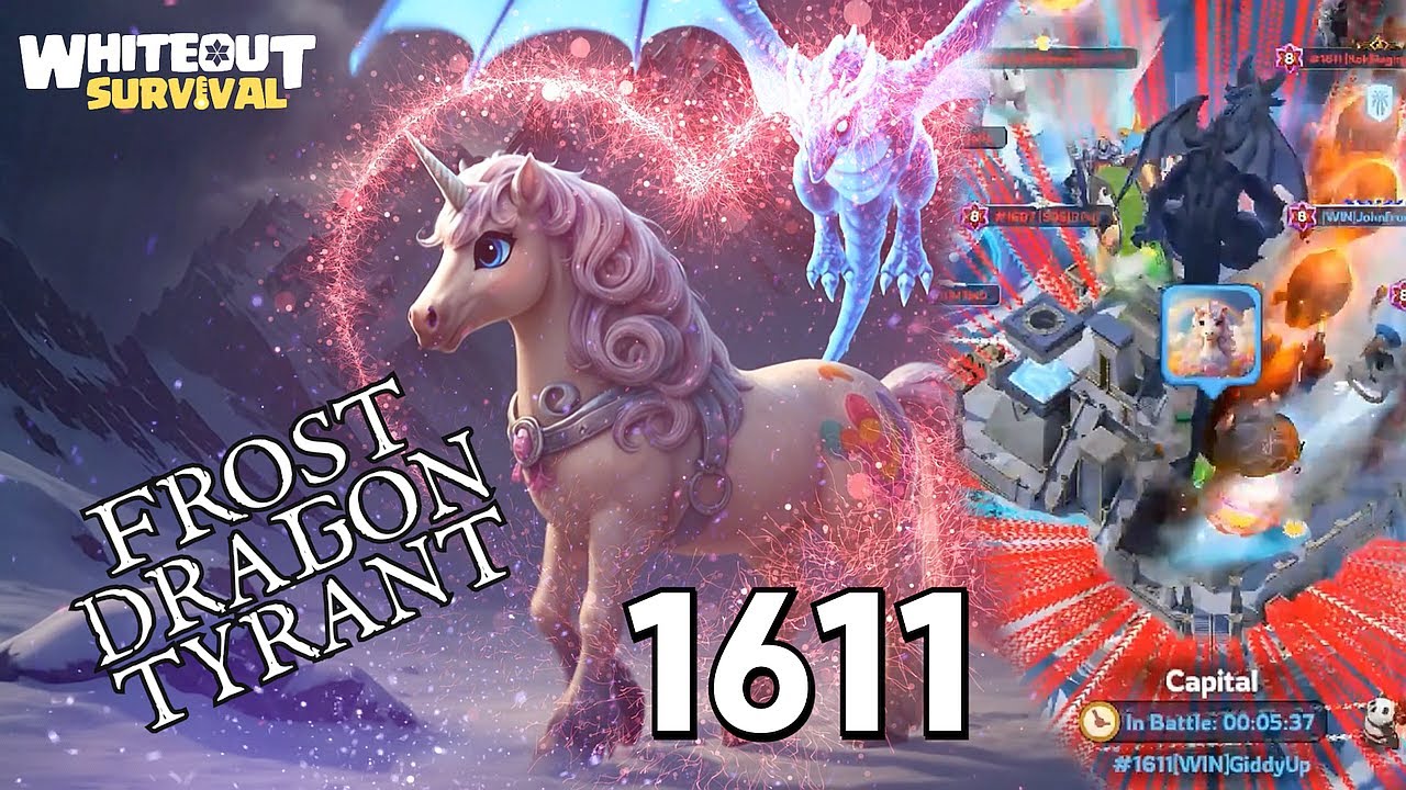 WOS - 1611'S GiddyUp is the FROST DRAGON TYRANT (zone 20)