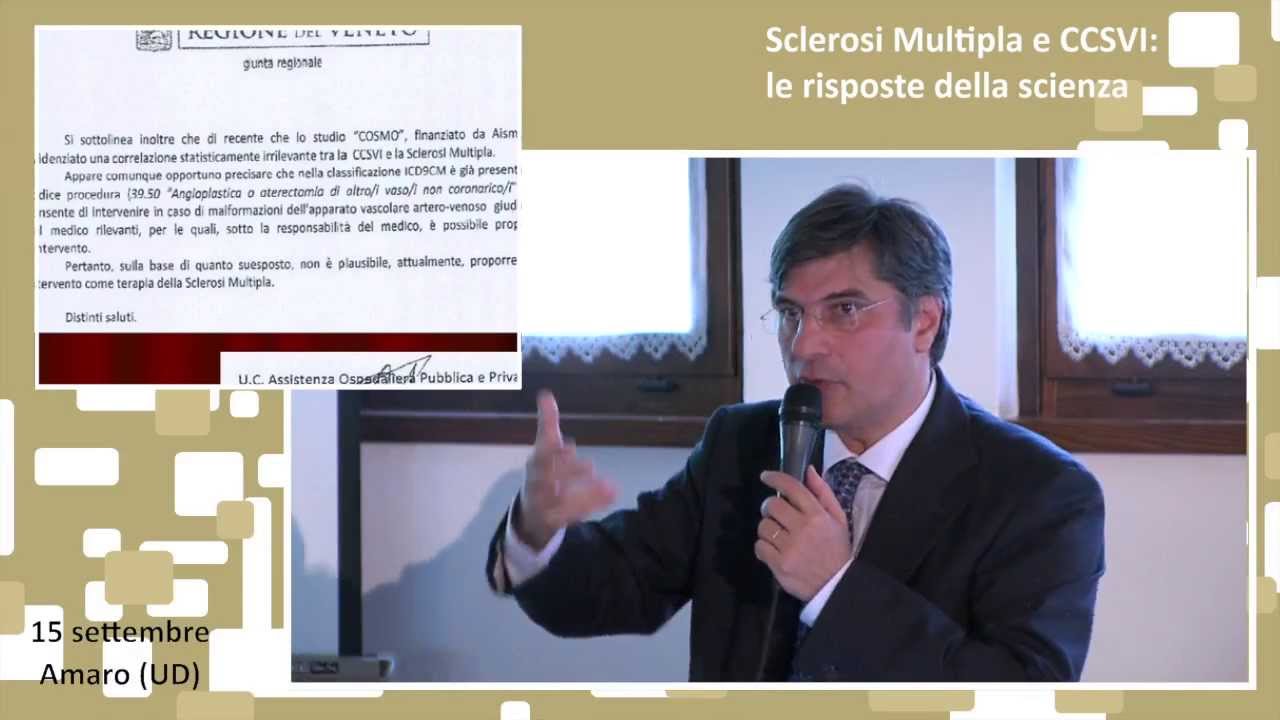 (2/6) Sclerosi Multipla e CCSVI; Le risposte della scienza.
