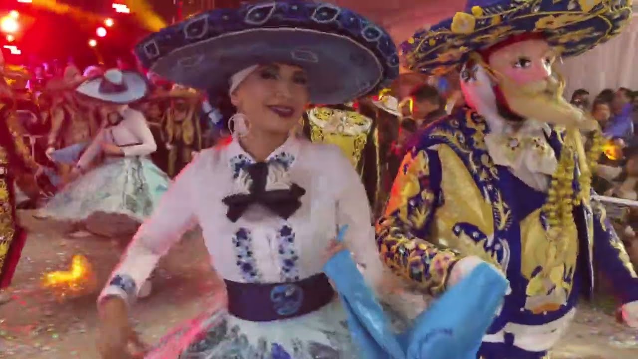 🔥Comparsa Jaguares 2025 | Cierre De Carnaval De Chimalhuacán | Amenizados Por La Orquesta Nicho C.