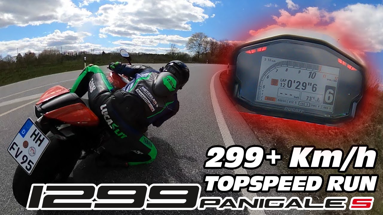 299+ Topspeed Ducati 1299 Panigale S!