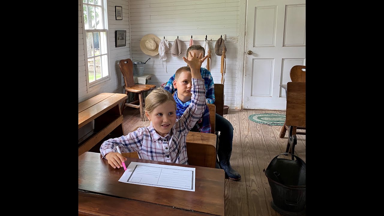 Inside the One-Room Schoolhouse circa 1900