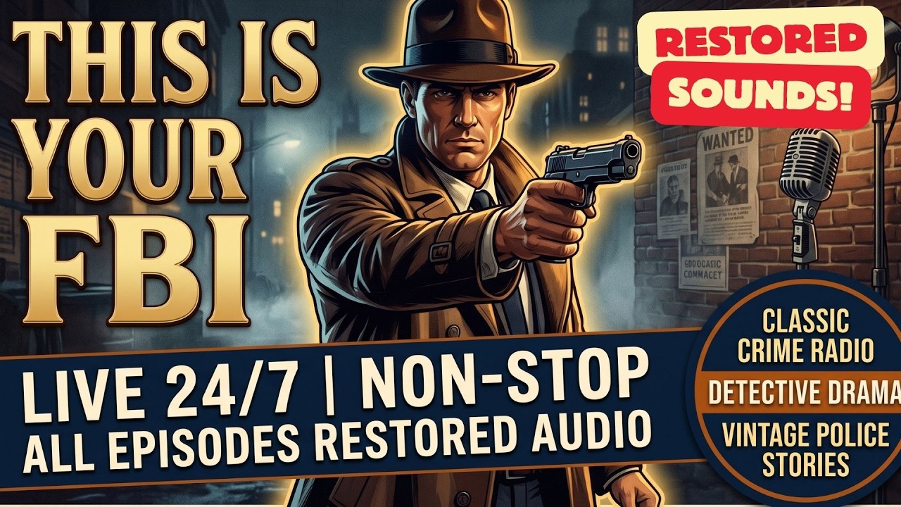 This Is Your FBI 🕵️♂️📻 | 24/7 NON-STOP Cold War Spy Thriller Episodes | Full Series Live Stream
