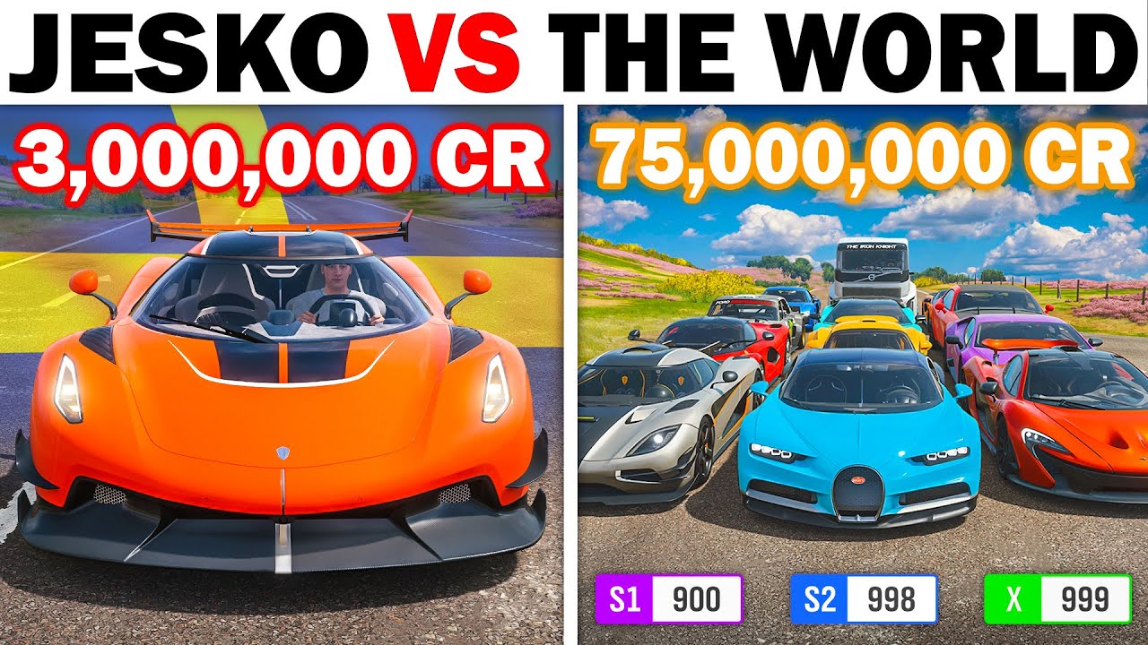 Forza Horizon 4 | Koenigsegg Jesko VS The World | The Fastest Hypercar In History?