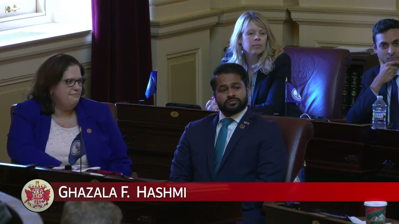 Sen. Hashmi Introduces Sen. Salim to the Senate