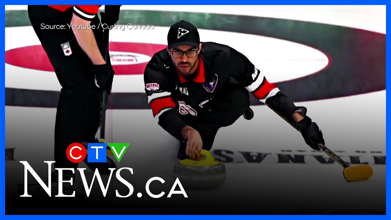 Small-town curler makes history at The Brier