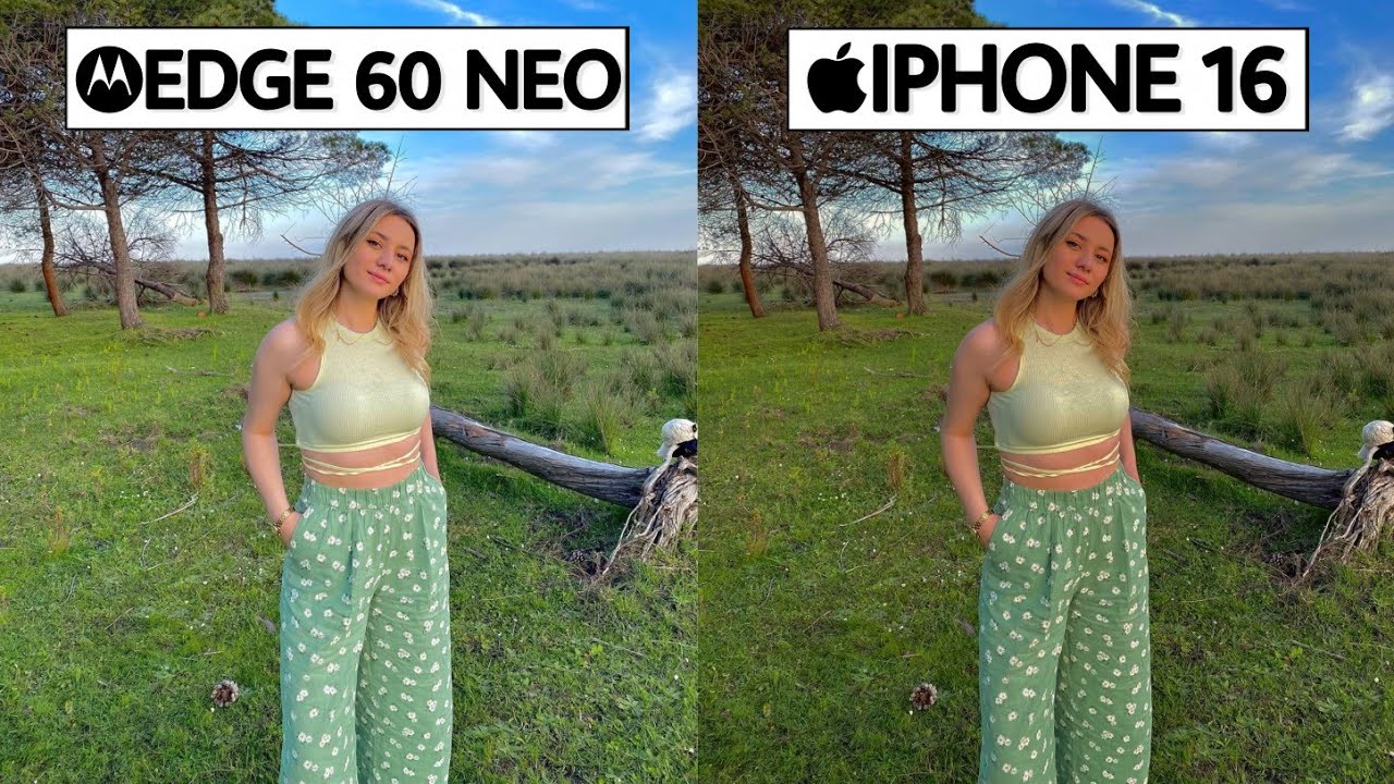 Motorola Edge 60 Neo vs iPhone 16 Camera Test Comparison 