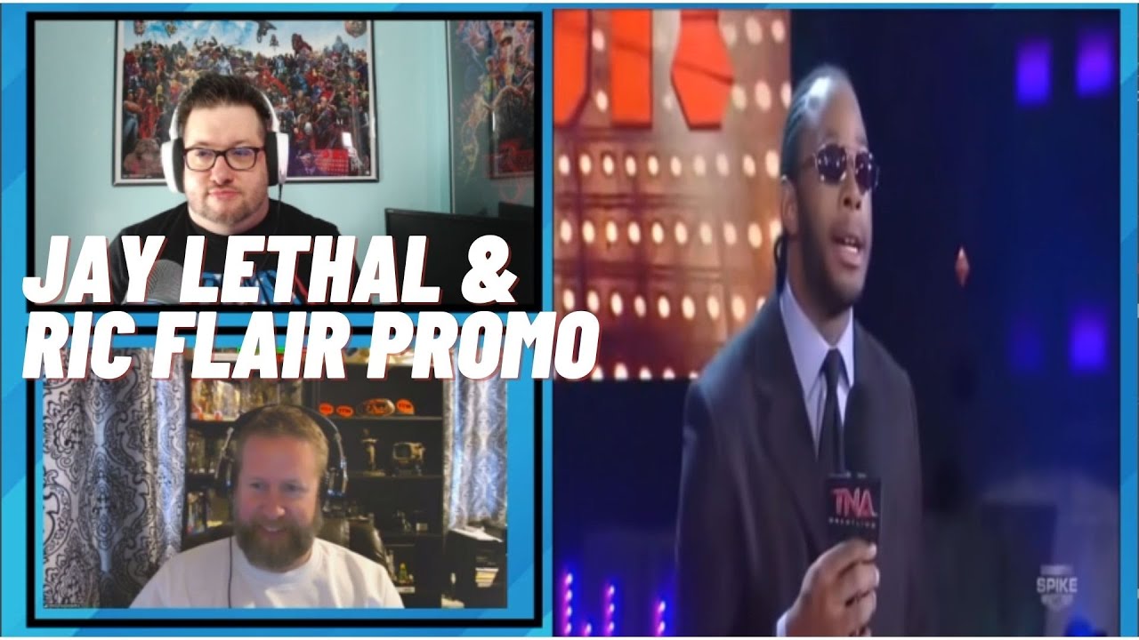 Jay Lethal and Ric Flair Funny Promo REACTION