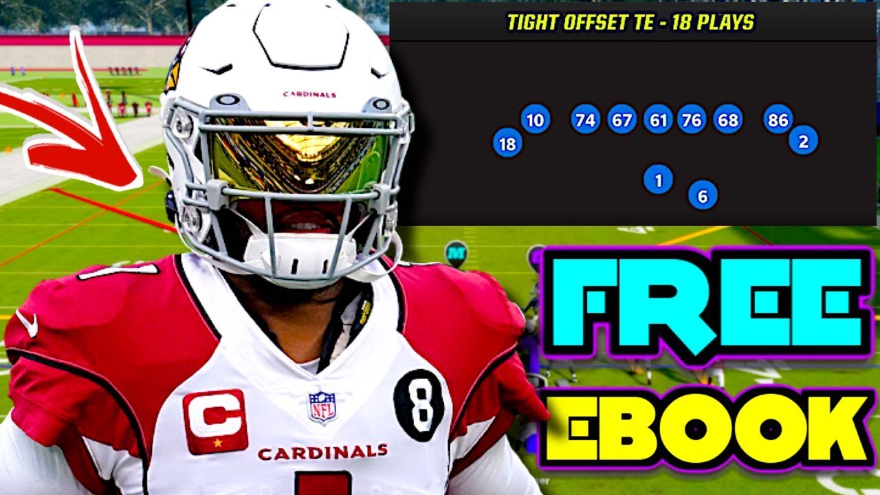 FREE FULL Gun Tight Offset TE Offensive EBOOK! LEARN The BEST Offense in Madden 23!