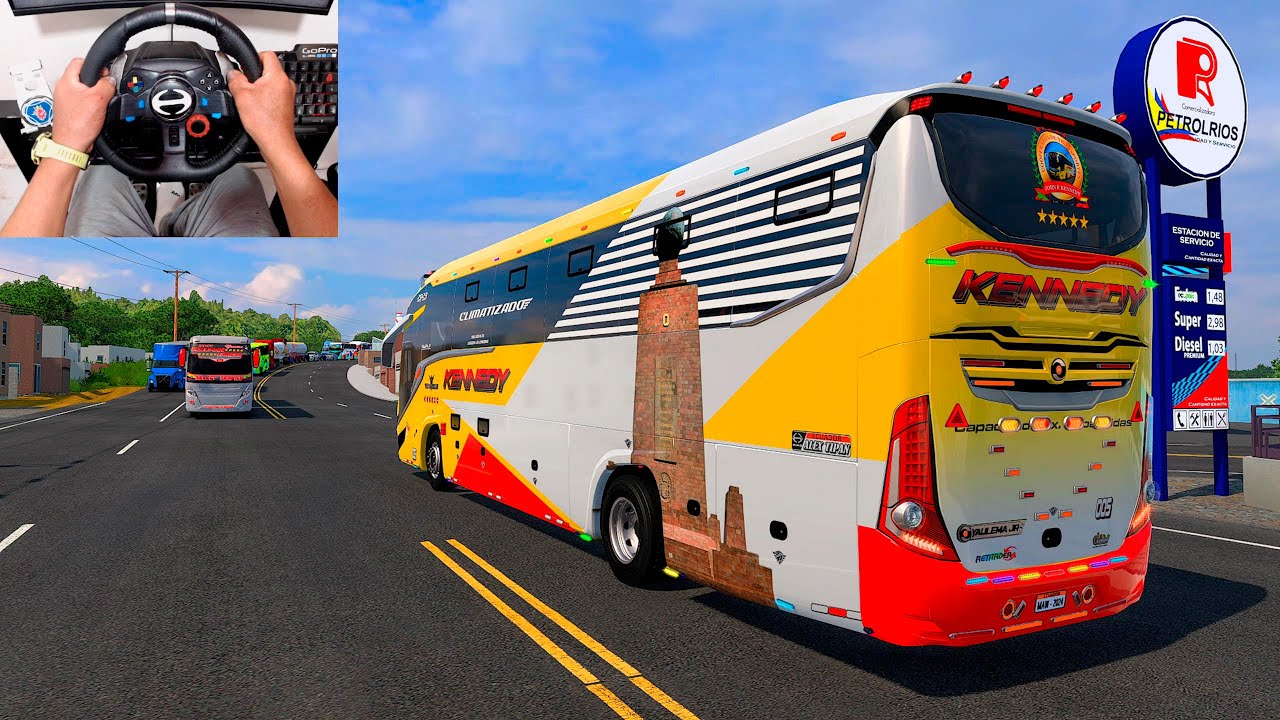 ATS 1.57 Ruta: Ventanas a Quevedo Yaulema Jr. Hunter Plus Hino AK Logitech G29 Gameplays