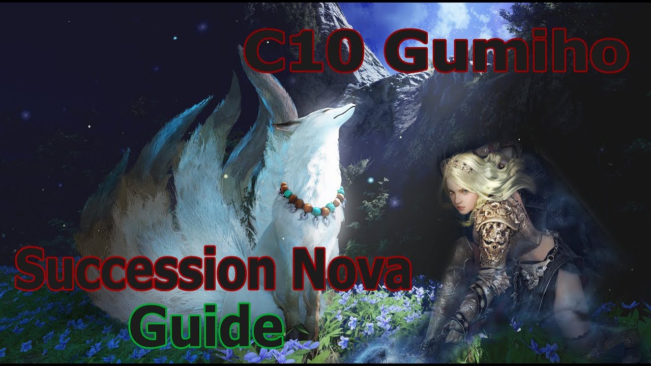 Black Desert Online Calamity 10 Gumiho Succession Nova: руководство/руководство 2025