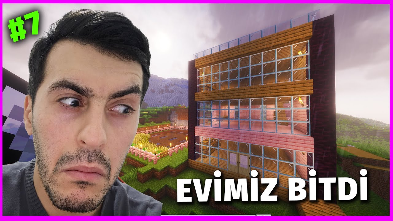 EVİMİZİ BİTİRİB ƏŞYALARIMIZI TOPARLADIQ - Bölüm 7 | Minecraft Survival | #sahmarehmedov