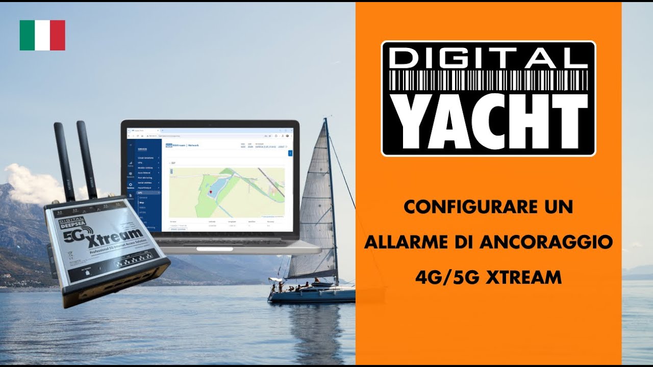 Configurare un allarme di ancoraggio &ndash; 4G/5G Xtream &ndash; Digital Yacht Italia