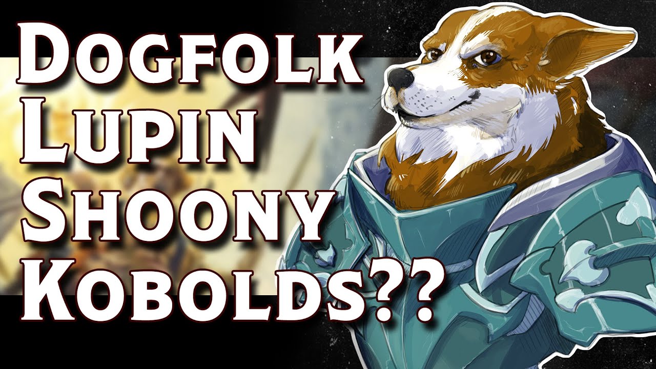 Dogfolk in Dungeons and Dragons - Players Core - Shoony Lupin #dnd #dog #pf2e