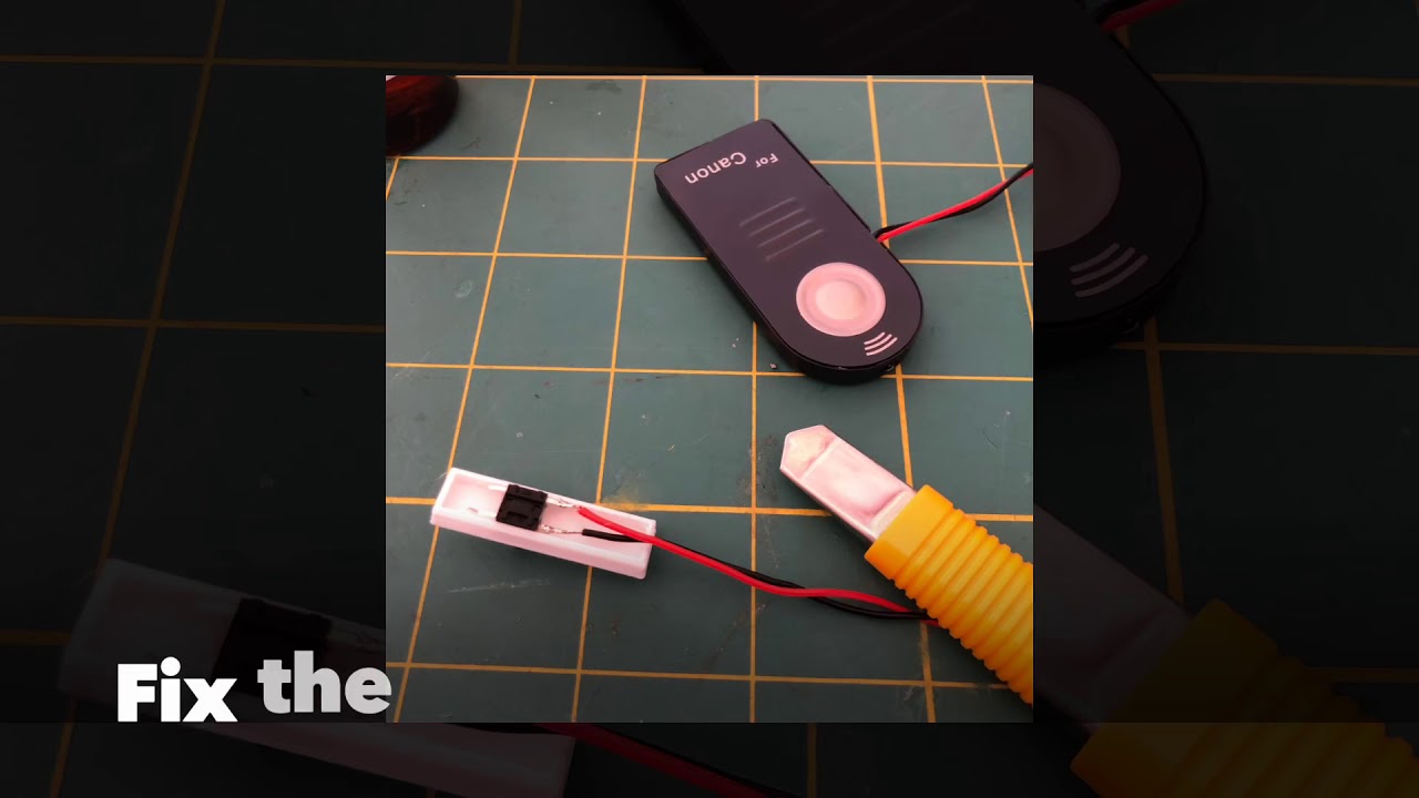 3D Printer Timelapse Remote Shutter for DSLR Cameras