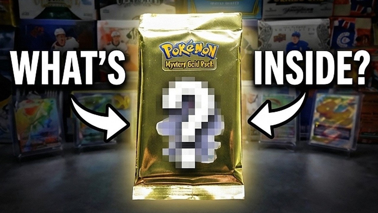 Opening 2x Pokémon Mystery Gold Packs