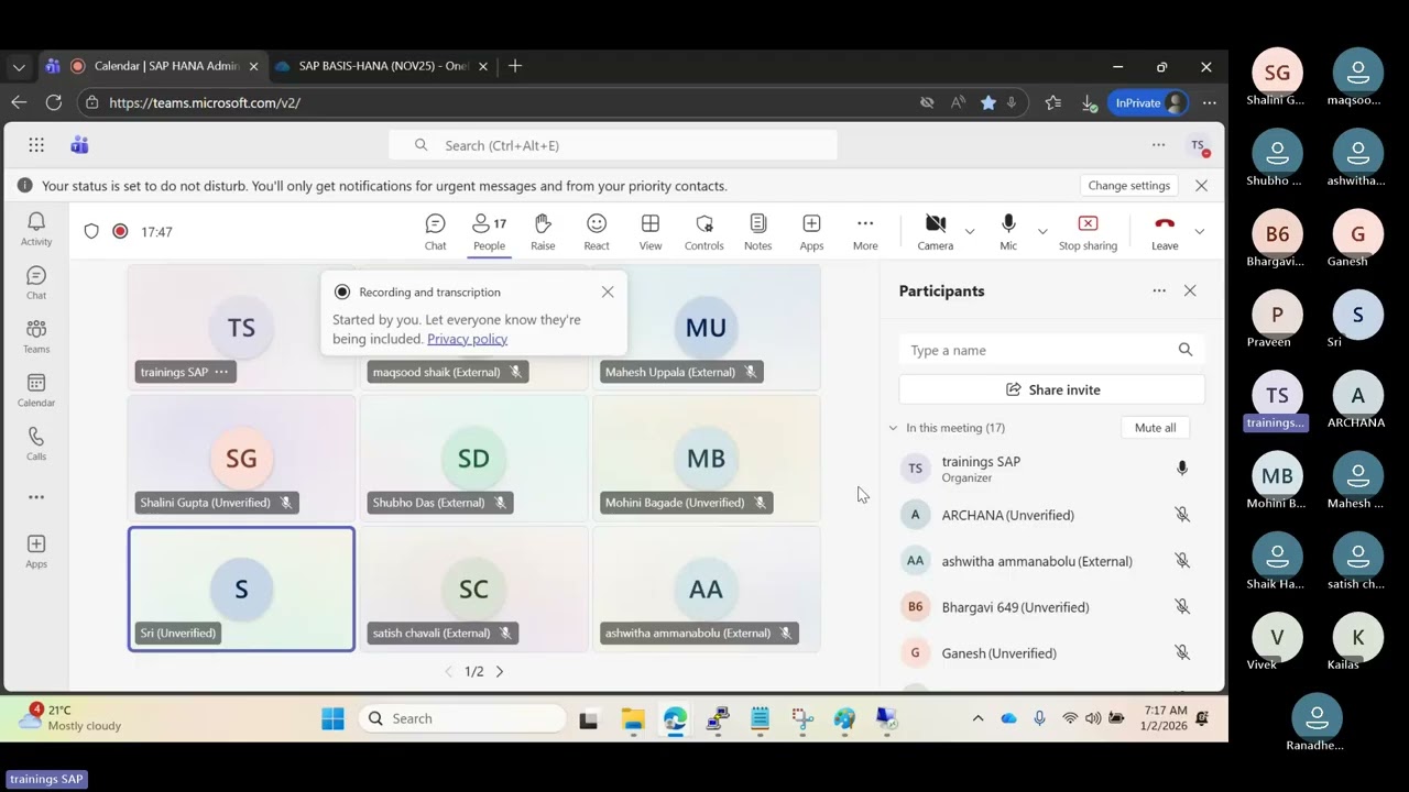 8-й класс. Лицензирование SAP HANA и файловая система на уровне ОС.