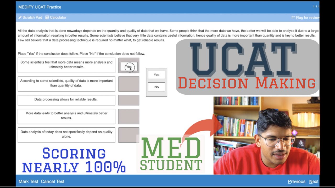 BUMPER UCAT 2020 Decision Making Study With Me