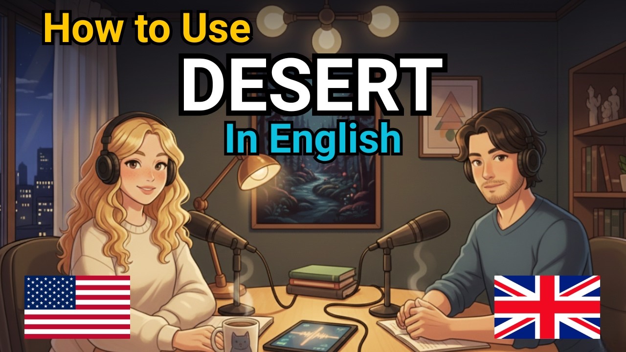 DESERT vs DESERT 🤯 | Same Spelling, Different Meaning & Pronunciation