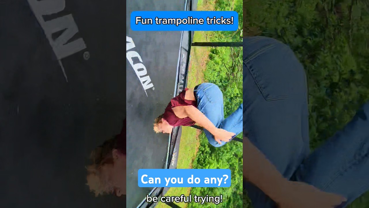 Fun tricks to learn on a trampoline! #trampoline #gtramp #tramp #flips #backflip #gymnast #fyp