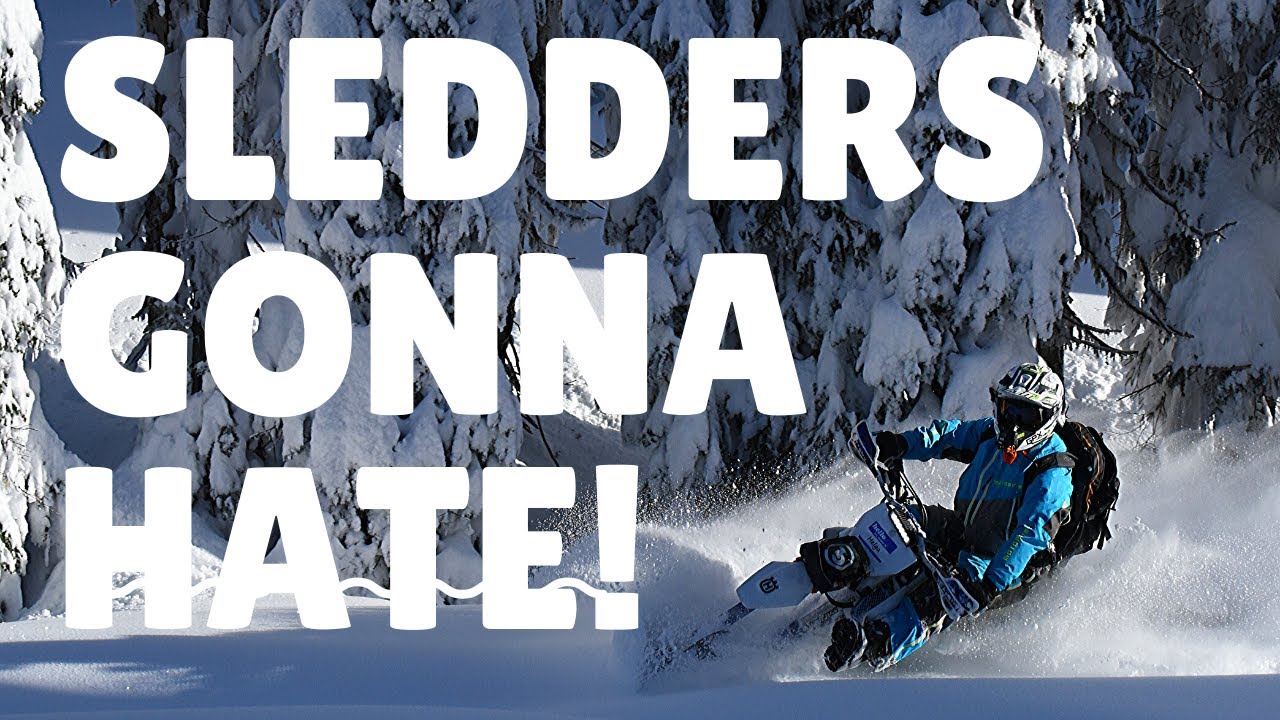 Snowbikes vs. Sledders, and a Bunch of Snowbiking!