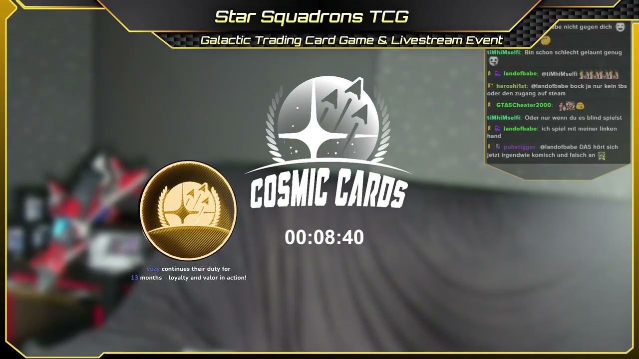 Livestream VOD featuring Nini Jay und Shiny Soap Bubbles (German) | Star Squadrons TCG