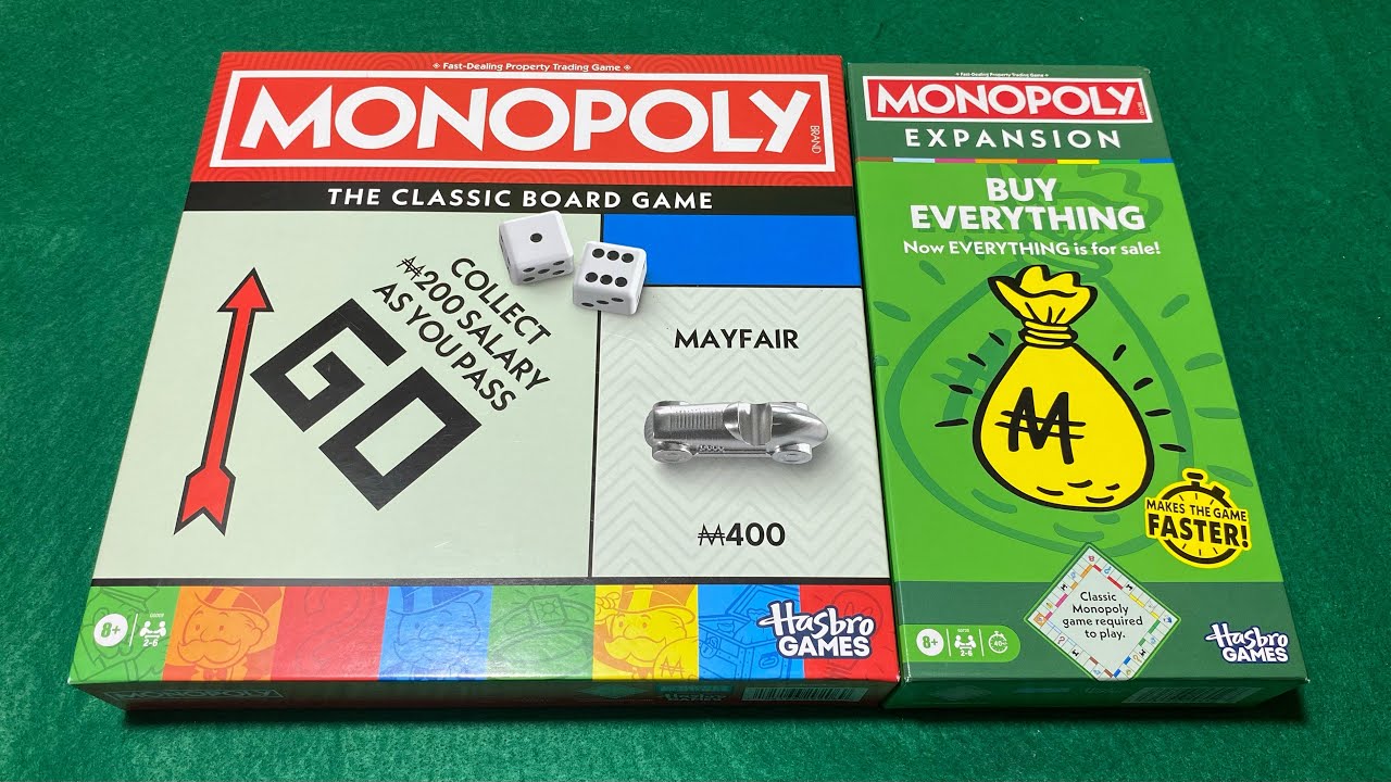 Unboxing #Monopoly Buy Everything Expansion by Hasbro Games