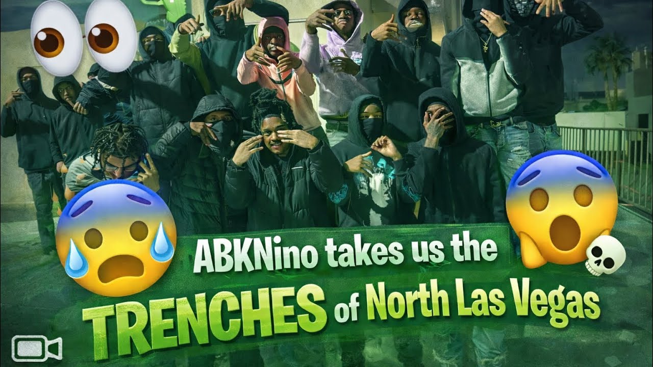ABKNino takes us to the most DANGEROUS hood in North Las Vegas | The Rose Gardens