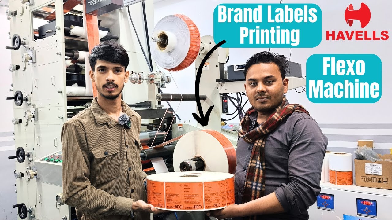 Branded Labels Manufacturing in a Factory | Product Labels | Colour Labels | Printer Labels | Labels