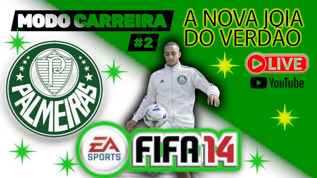 🚨🔥 AO VIVO | CRIEI UM JOGADOR DO ZERO NO FIFA 14 😱 MODO CARREIRA INSANO!