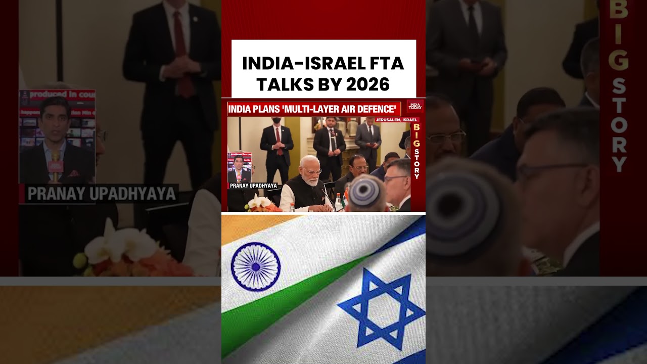 India-Israel Sign Key Agreements | Focus on Air Defence & Drones #pmmodi #netanyahu #israelindia
