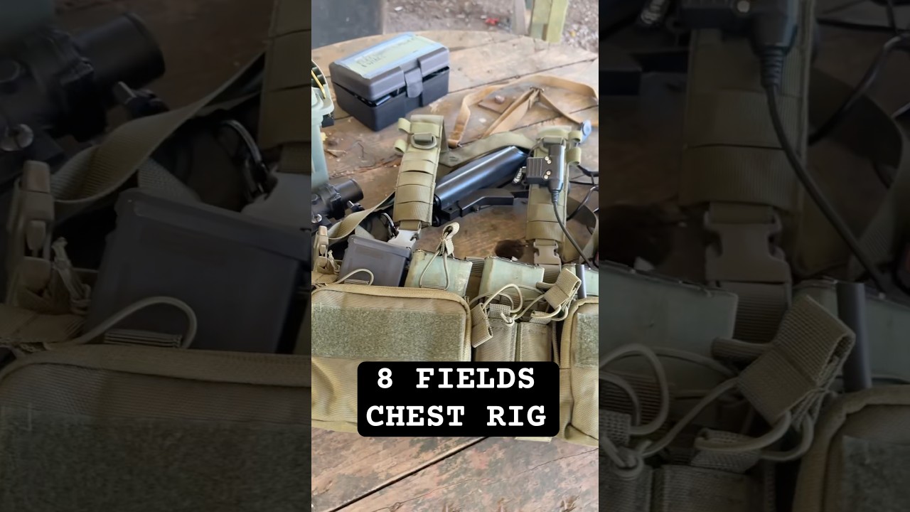8FIELDS CHEST RIG!! #airsoft #airsoftuk #hotelwhiskeyairsoft #8fields #airsoftloadout