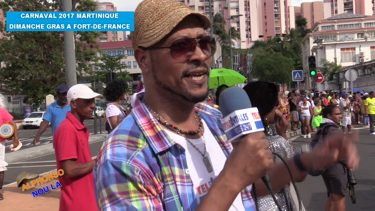 ALPHONSO NOU LA:  CARNAVAL 2017 DIMANCHE GRAS A FORT DE FRANCE MARTINIQUE