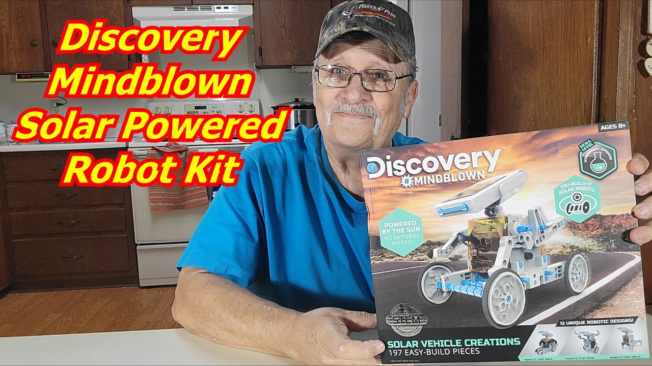 Обзор набора Discovery Mindblown Solar Powered Robot STEM Kit 12-в-1