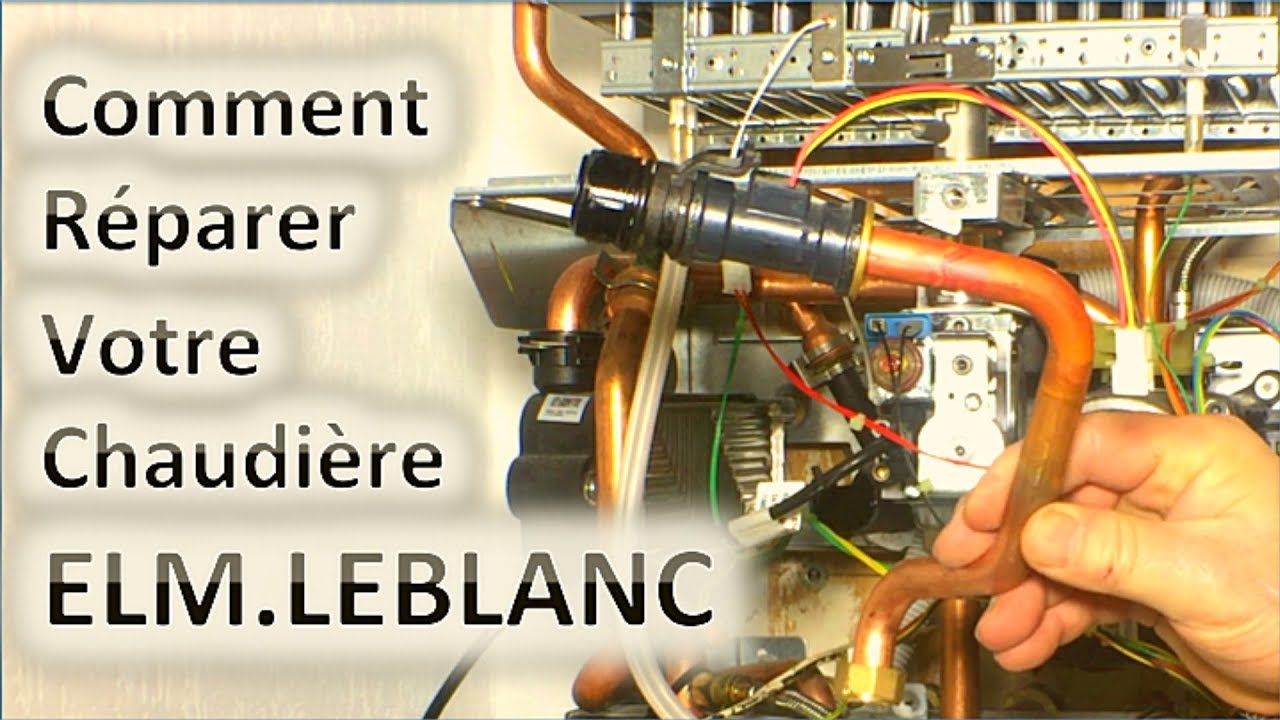 COMMENT REPARER L'EAU CHAUDE D'UNE CHAUDIERE -  ELM.LEBLANC NGLM 23-6h