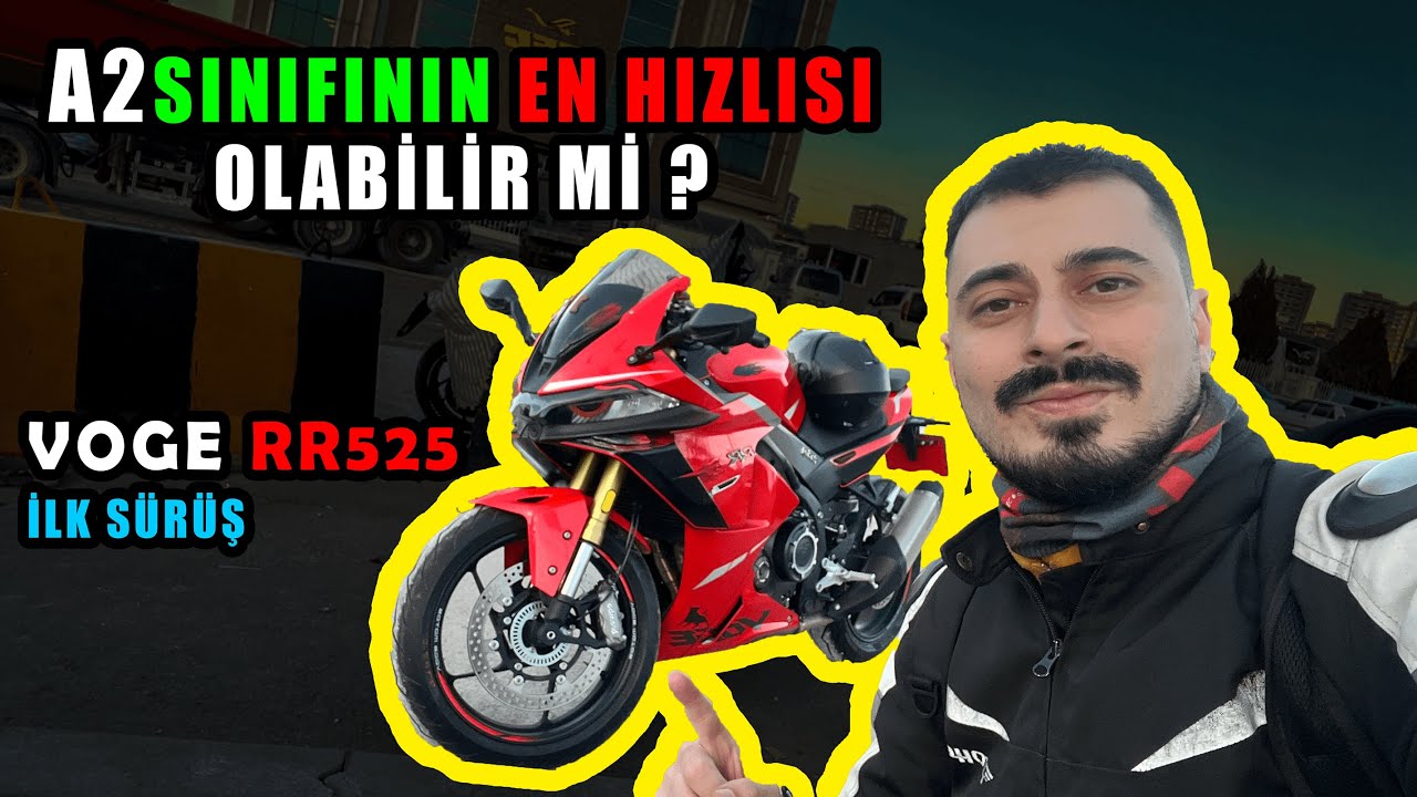 MERMİ GİBİ MOTOR VOGE RR525 İLK SÜRÜŞ - İNCELEME -TOP SPEED - REVİEW