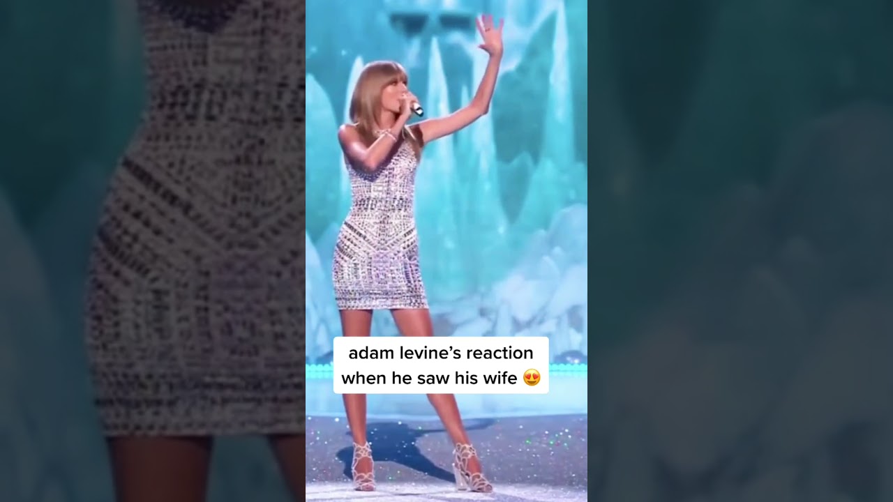 Adam Levine's reaction when he saw his wife