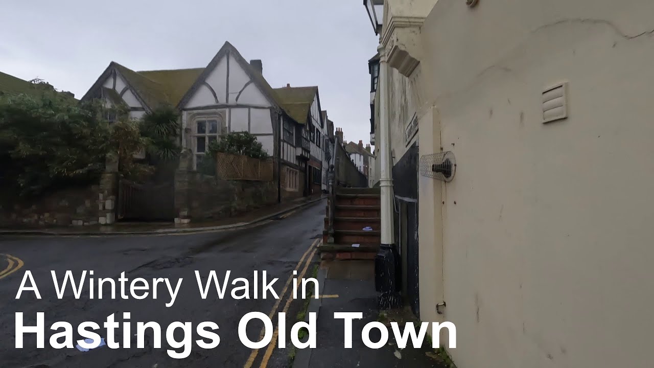 A Wintery Walk in Hastings Old Town