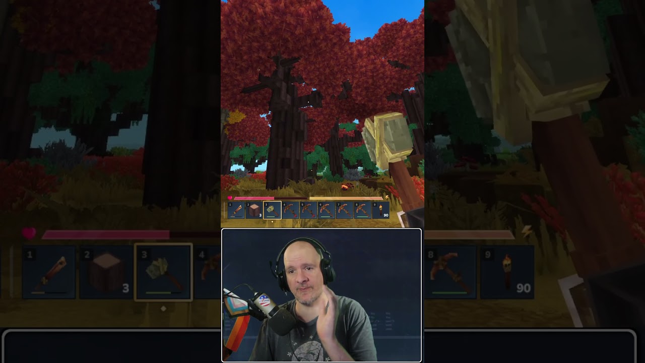 Как добывать кленовые бревна в Hytale #hytale #survivalgames #indiegame