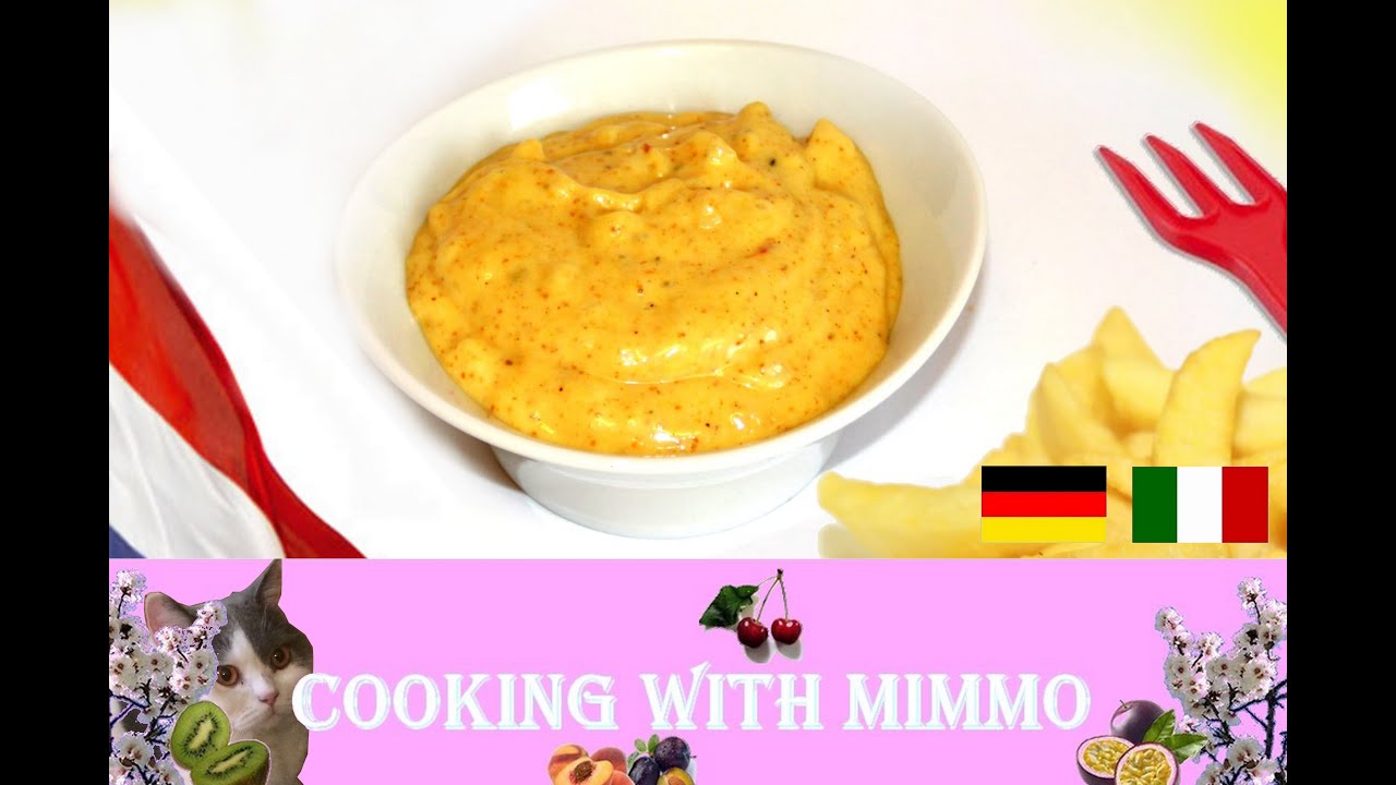 Joppiesauce Holländische Pommes Soße / Salsa Juppie per patatine fritte