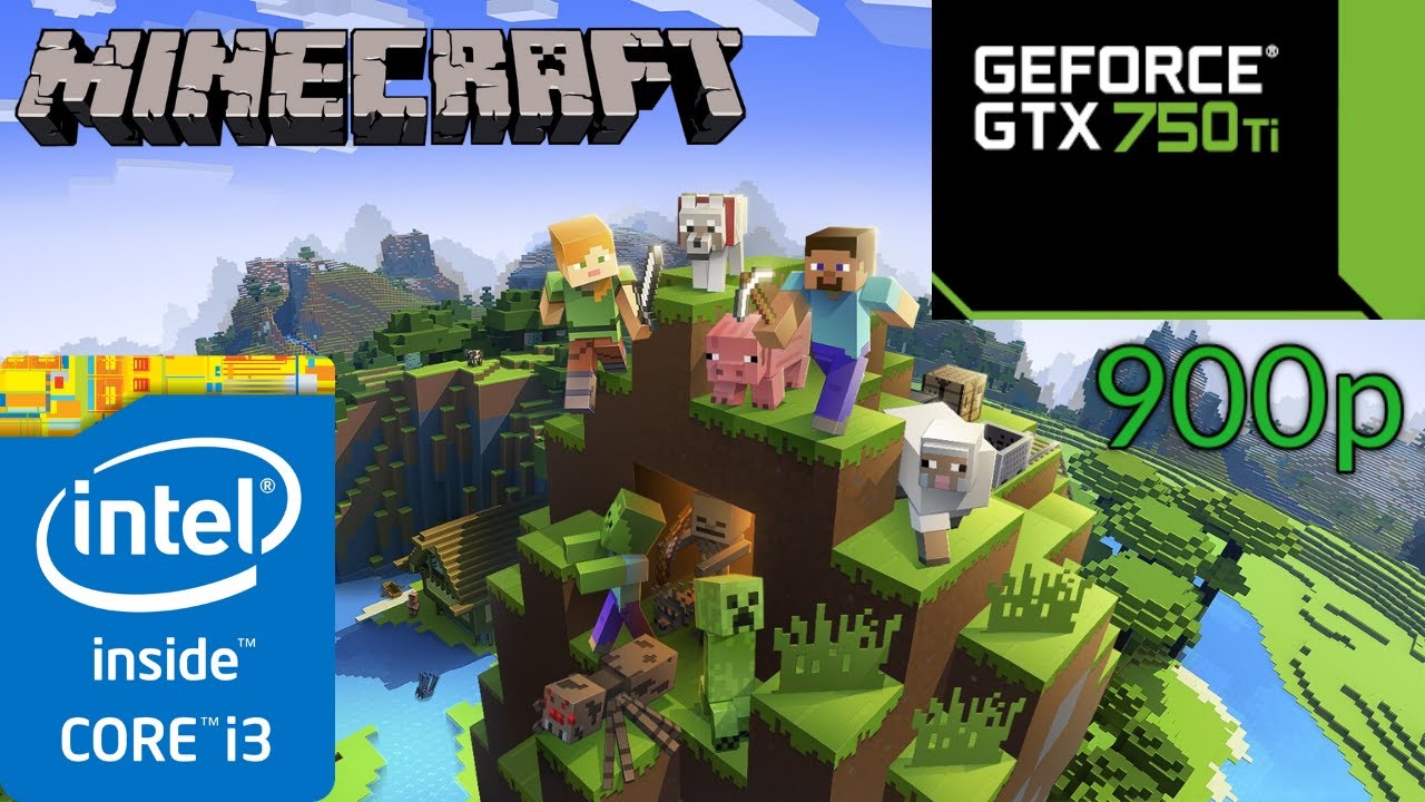 Minecraft - GTX 750Ti - i3- 4170 - 720p - Benchmark PC
