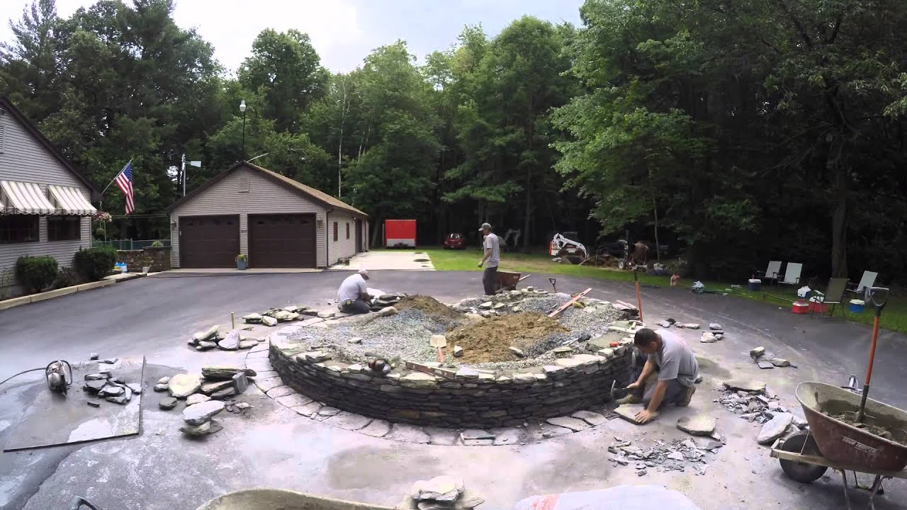 How We Install and Build a Goshen Stone Planter