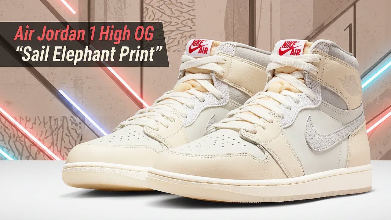 Air Jordan 1 High OG «Sail/Elephant Print» 2025