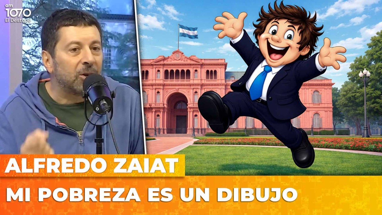 🎨 MILEI DIBUJA EL DATO DE POBREZA | Alfredo Zaiat con Roberto Navarro