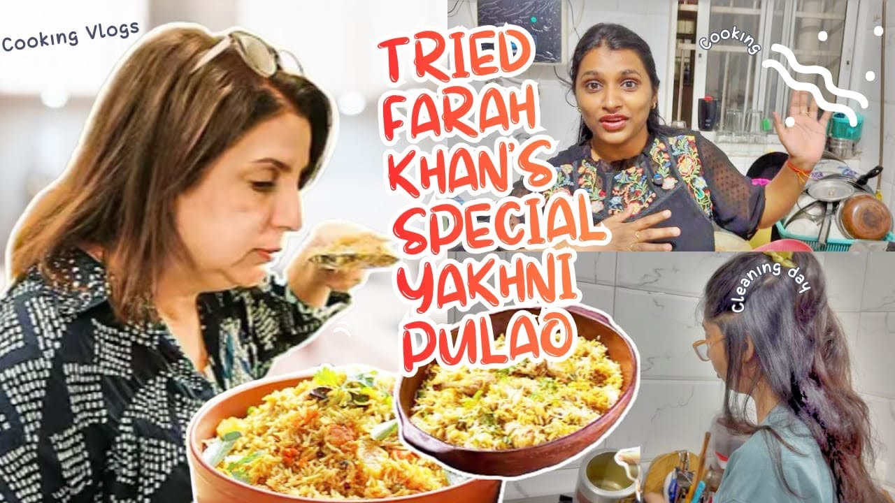 Tried Farah Khan Special Yakhni Pulao🥳but we messed up🥺 #cooking #farahkhan #yakhnipulao #fail 