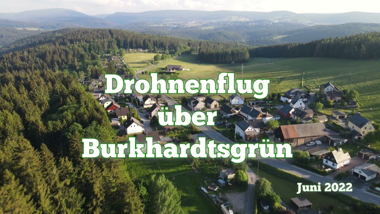 Drohnenflug über Burkhardtsgrün