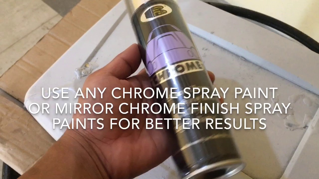 Bosny chrome spray paint  /  headlight restoration