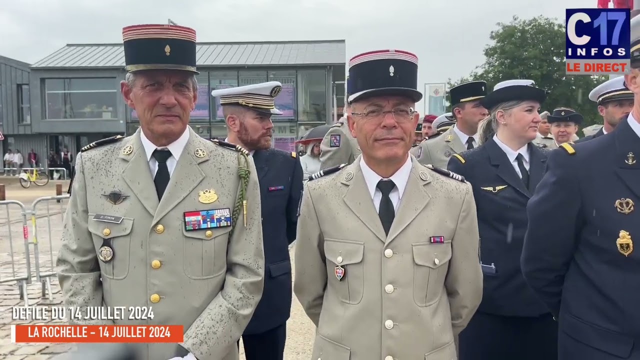 DÉFILÉ DU 14 JUILLET 2024 LA ROCHELLE