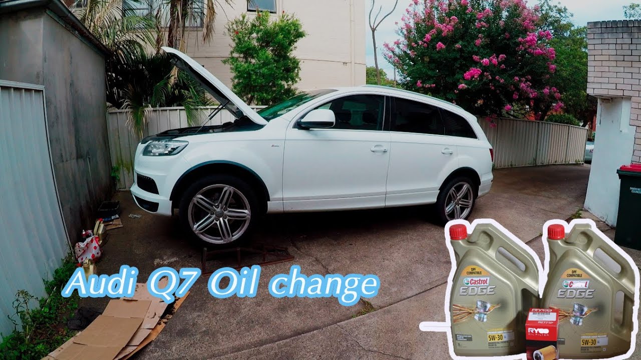 Audi Q7 oil change