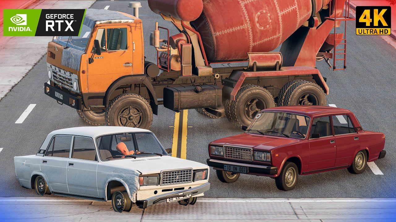 Vaz 07 və Yetim Uşaq Maşında yaşamaq Yeni Bölüm 2 | Maşın Oyunları | BeamNG.Driver 