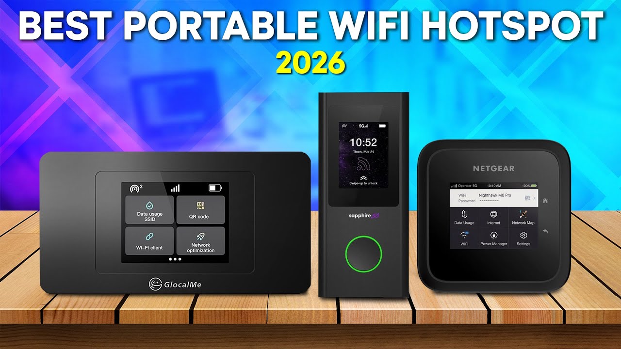 Best Portable WI-FI Hotspots 2026 - Top 5 You Should Consider!